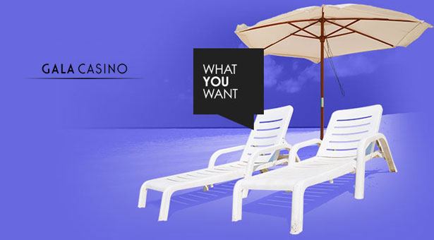 What You Want for Summer Promo at Gala Casino